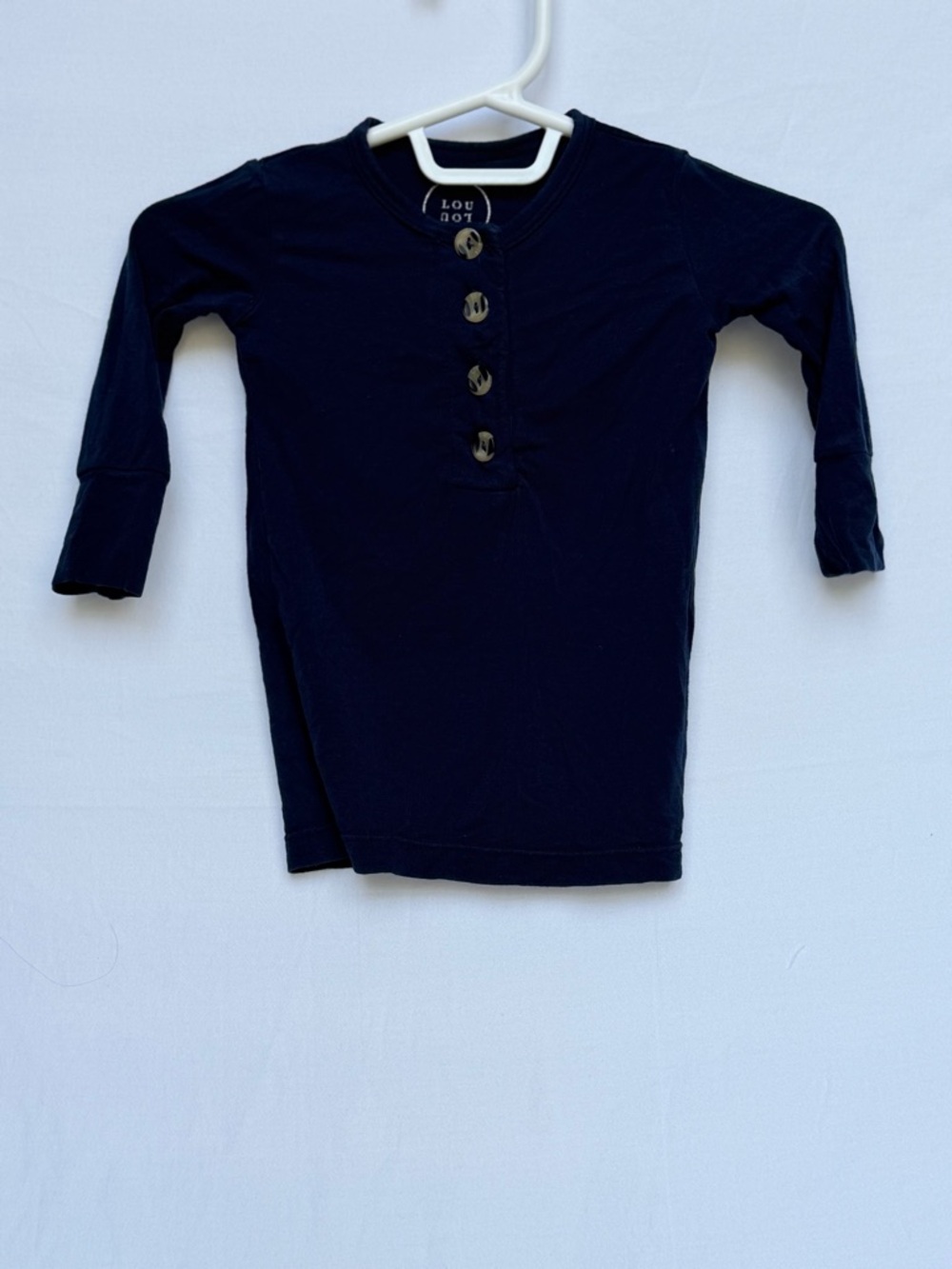 Lou Lou & Company Navy Long-Sleeve top 3-6 mth